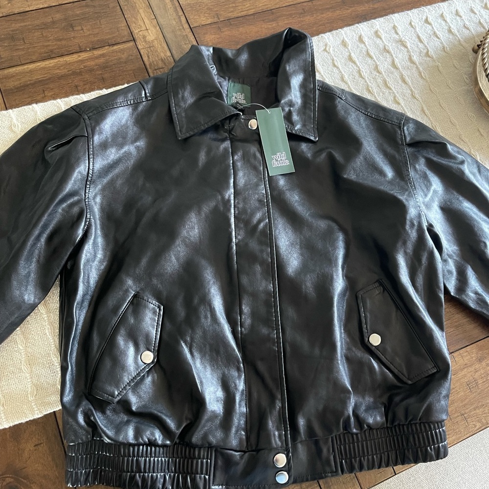 Leather jacket